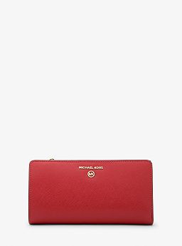 Jet Set Charm Large Saffiano Leather Continental Wallet