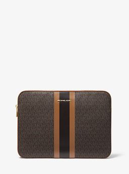 Jet Set Logo Stripe 13 Inch Laptop Case